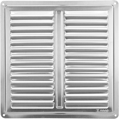 Pravokotni vgradni zračnik na vijake, INOX Pribor